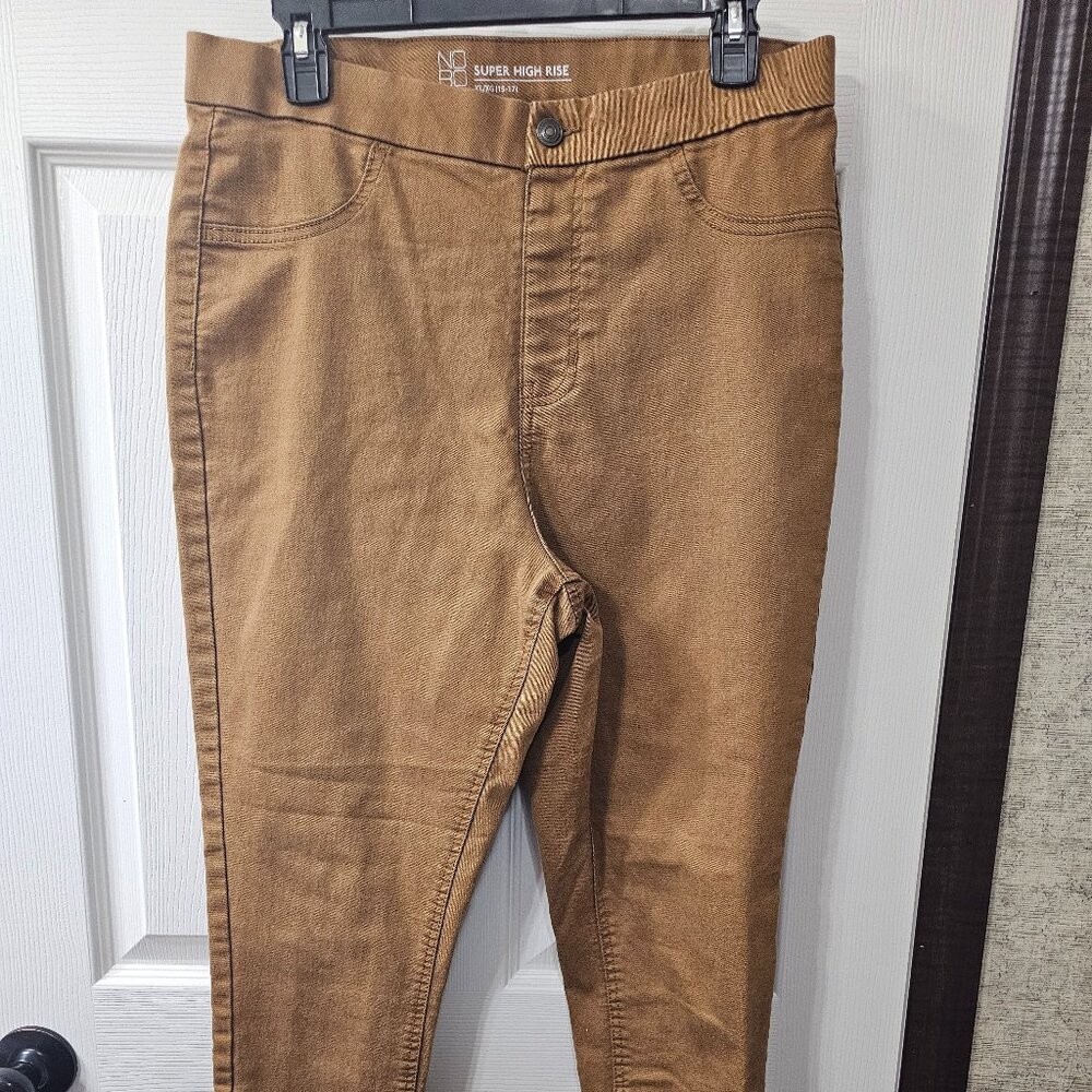 NOBO Juniors Kahki Jeggings Size XL